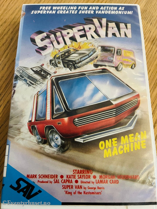 Supervan - One Mean Machine. Vhs Big Box. Box