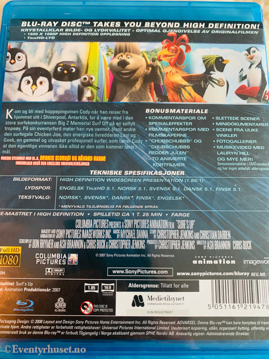 Surf's Up. Blu-ray.