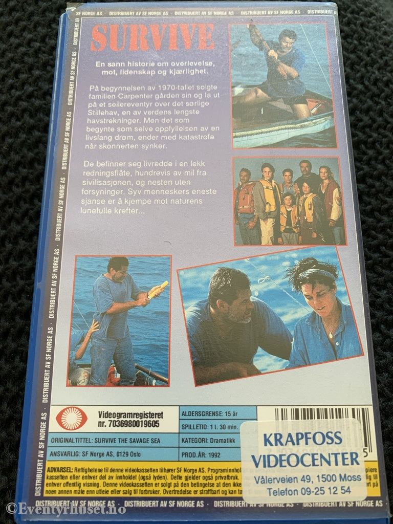 Survive. 1992. Vhs. Vhs