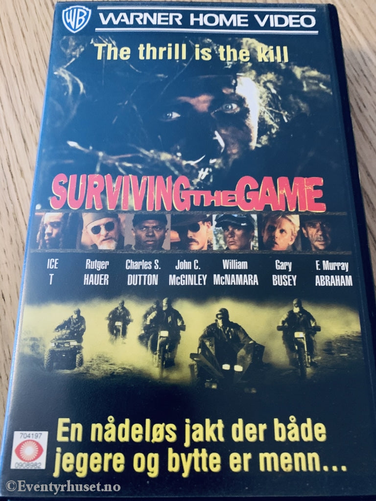 Surviving The Game. 1994. Vhs. Vhs