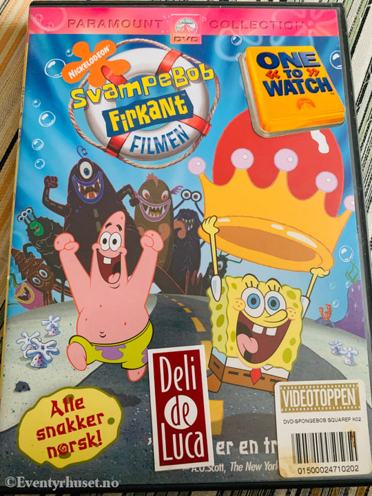 Svampebob Firkant Filmen. 2004. Dvd Leiefilm.