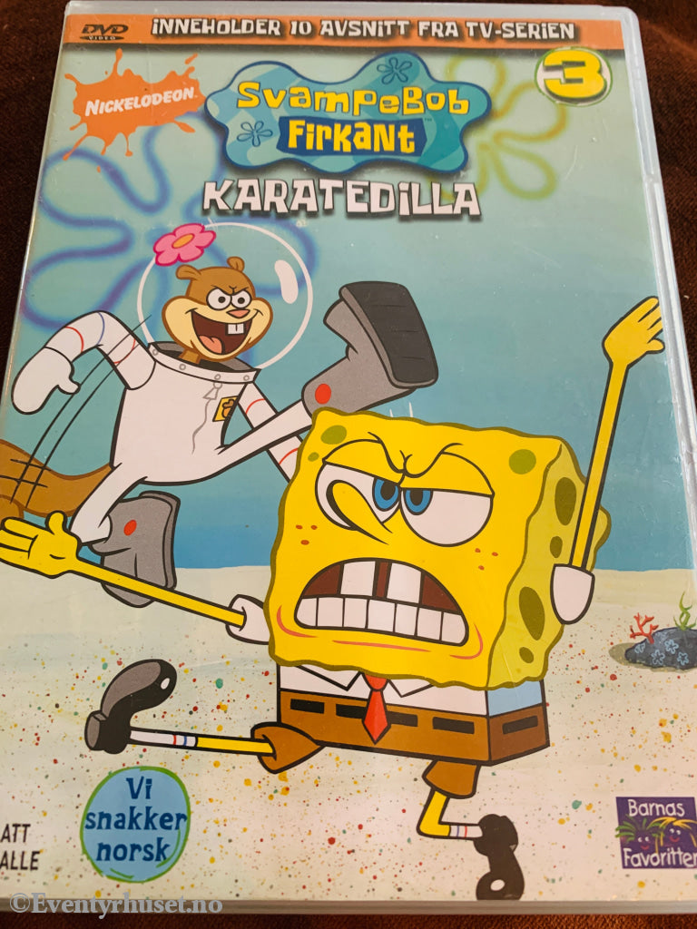 SvampeBob Firkant. Karatedilla. DVD. DVD