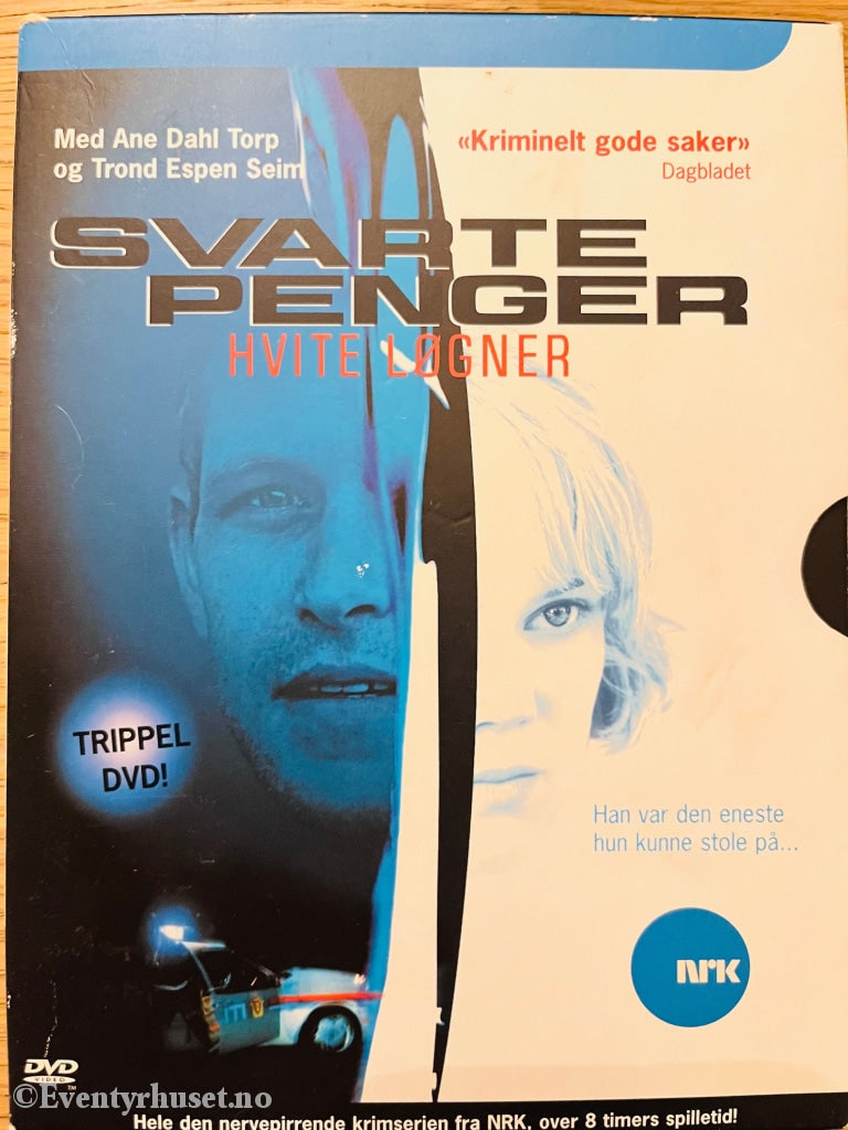 Svarte Penger Hvite Løgner (Nrk). Dvd Slipcase.
