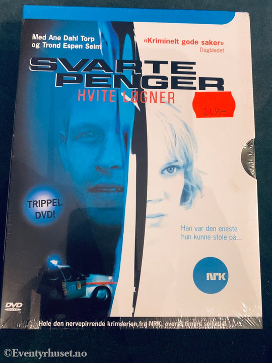 Svarte Penger Hvite Løgner (Nrk). Dvd Slipcase. Ny I Plast!