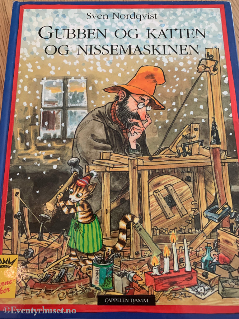 Sven Nordqvist. 1994/12. Gubben Og Katten Nissemaskinen. Fortelling