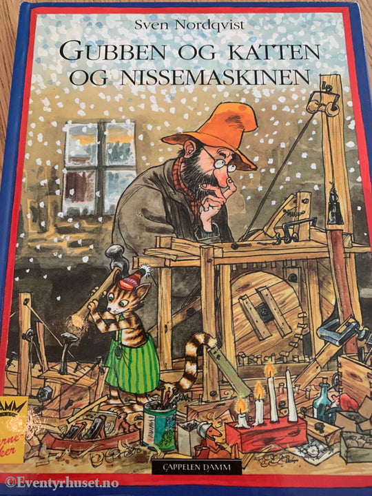 Sven Nordqvist. 1994/12. Gubben Og Katten Nissemaskinen. Fortelling