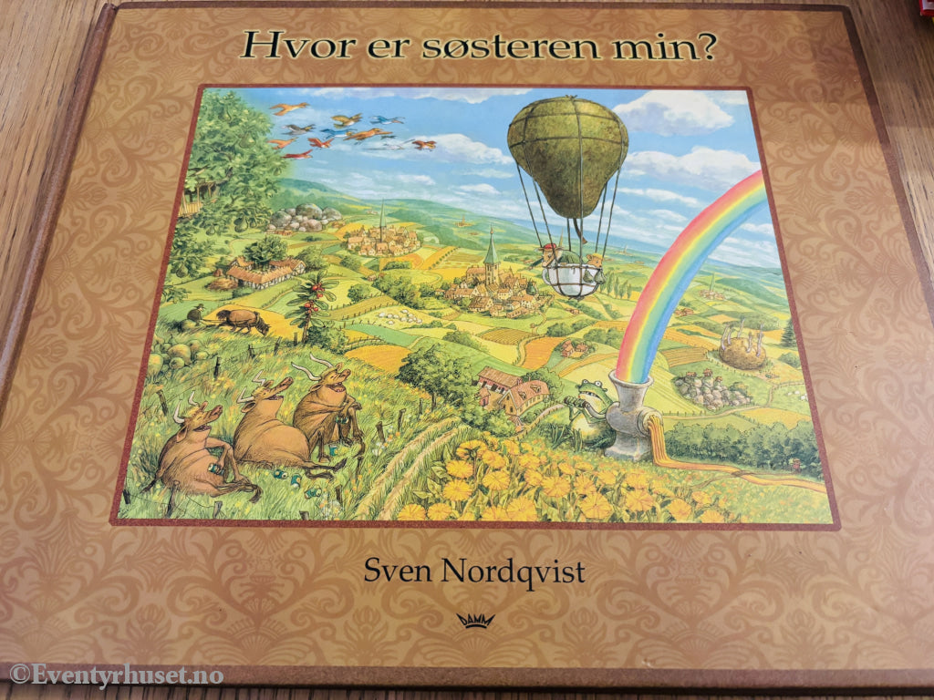 Sven Nordqvist. Hvor er søsteren min?. Bok.