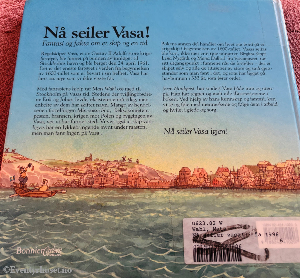 Sven Nordqvist, Mats Wahl – Nå seiler Vasa! Bok.