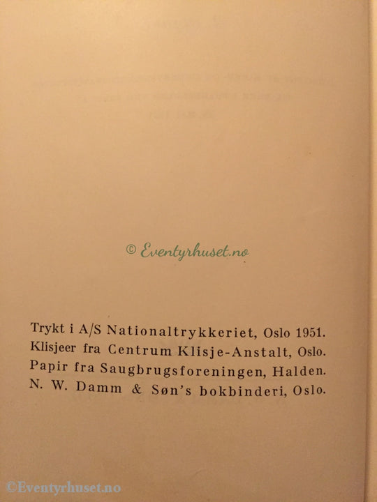 Sverre S. Amundsen. 1951. Eventyrreisa. Fortelling