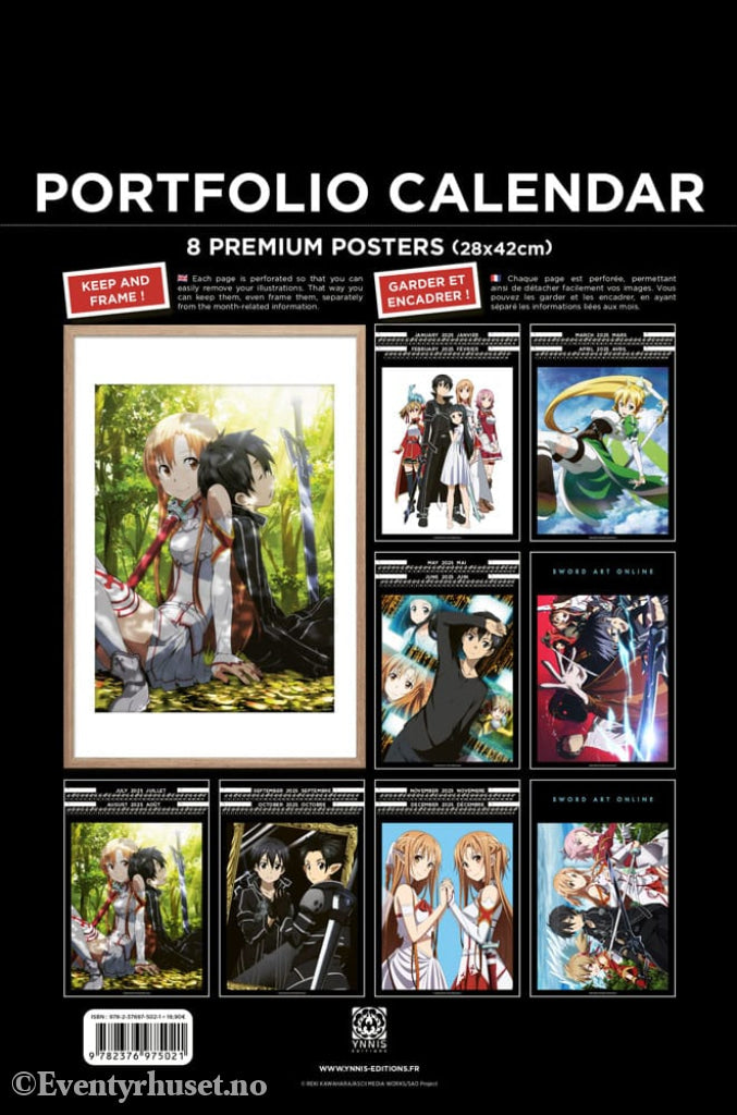 Sword Art Online Portfolio Calendar 2025 *English Version* Home & Gifts