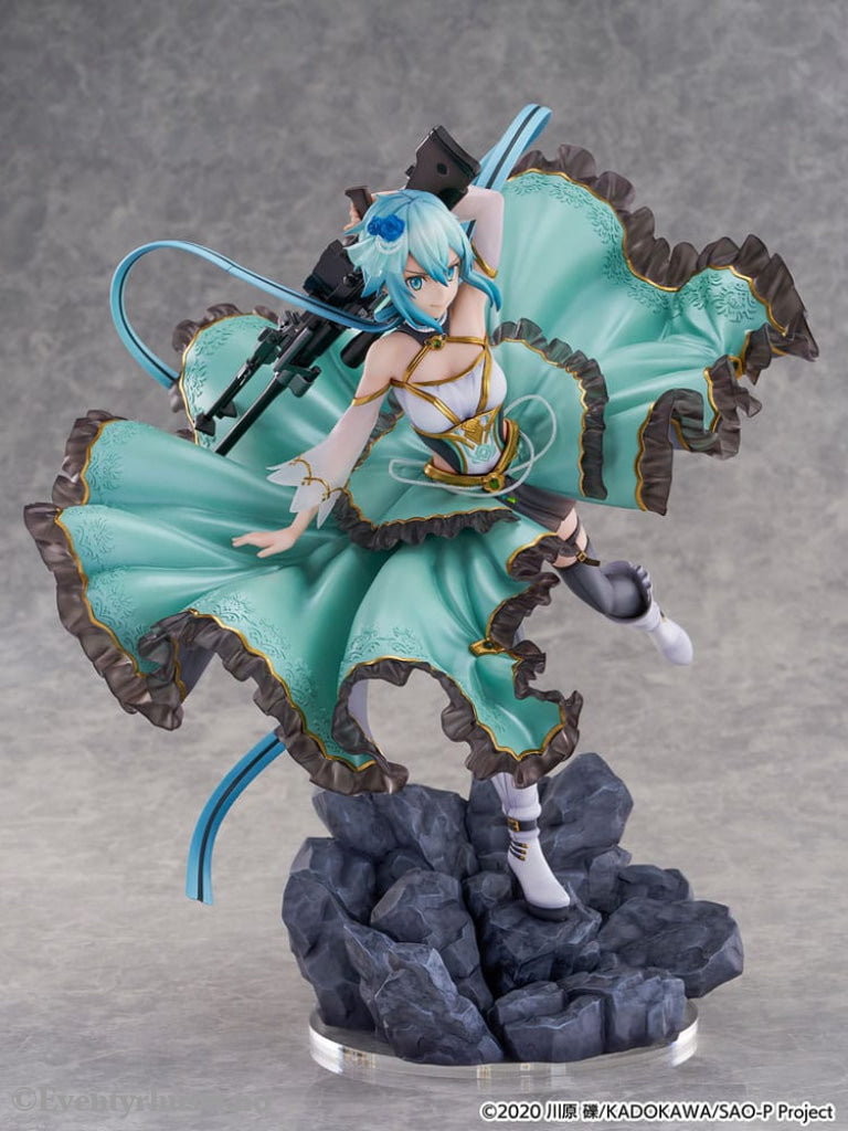 Sword Art Online SHIBUYA SCRAMBLE FIGURE PVC Statue 1/7 Sinon Crystal Dress Ver. 29 cm Manga & Anime