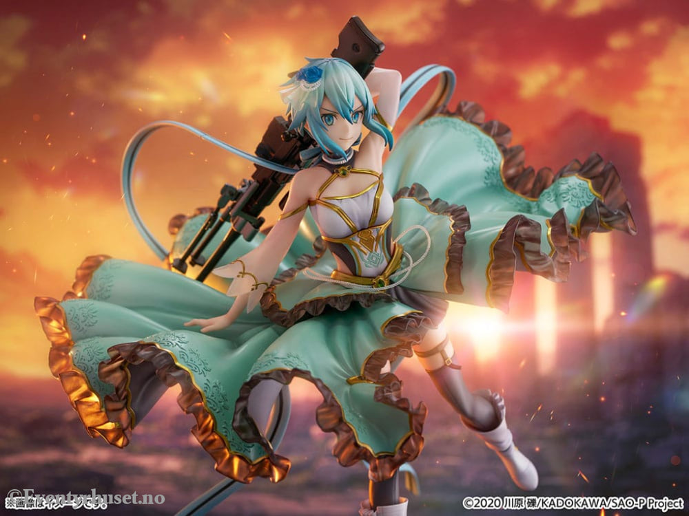 Sword Art Online SHIBUYA SCRAMBLE FIGURE PVC Statue 1/7 Sinon Crystal Dress Ver. 29 cm Manga & Anime