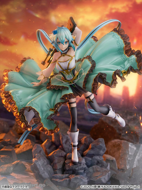 Sword Art Online SHIBUYA SCRAMBLE FIGURE PVC Statue 1/7 Sinon Crystal Dress Ver. 29 cm Manga & Anime