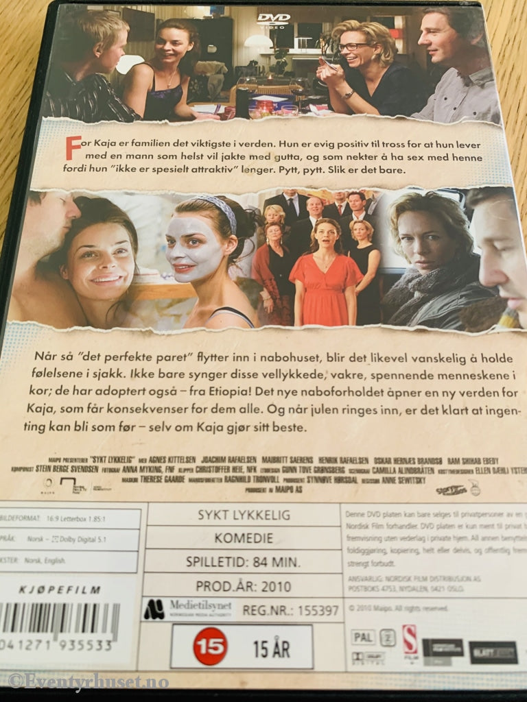 Sykt Lykkelig. 2010. Dvd. Dvd