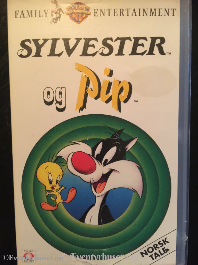 Sylvester Og Pip. 1982/84. Vhs. Vhs