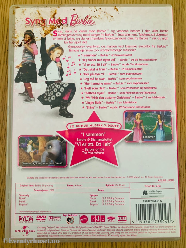 Syng Med Barbie. 2009. Dvd. Dvd