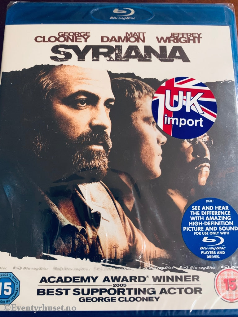 Syriana. 2005. Blu-Ray. Ny I Plast! Blu-Ray Disc