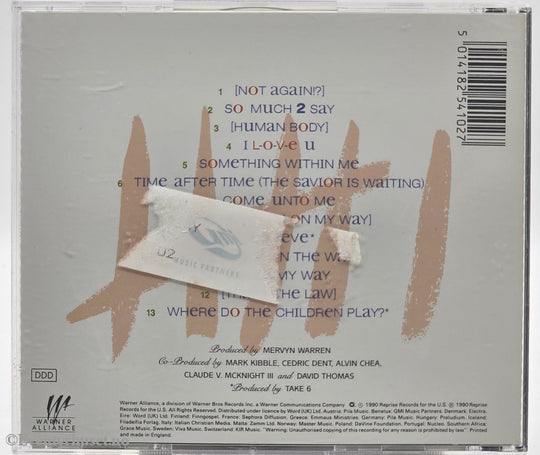 Take 6. 1990. So Much 2 Say. CD.