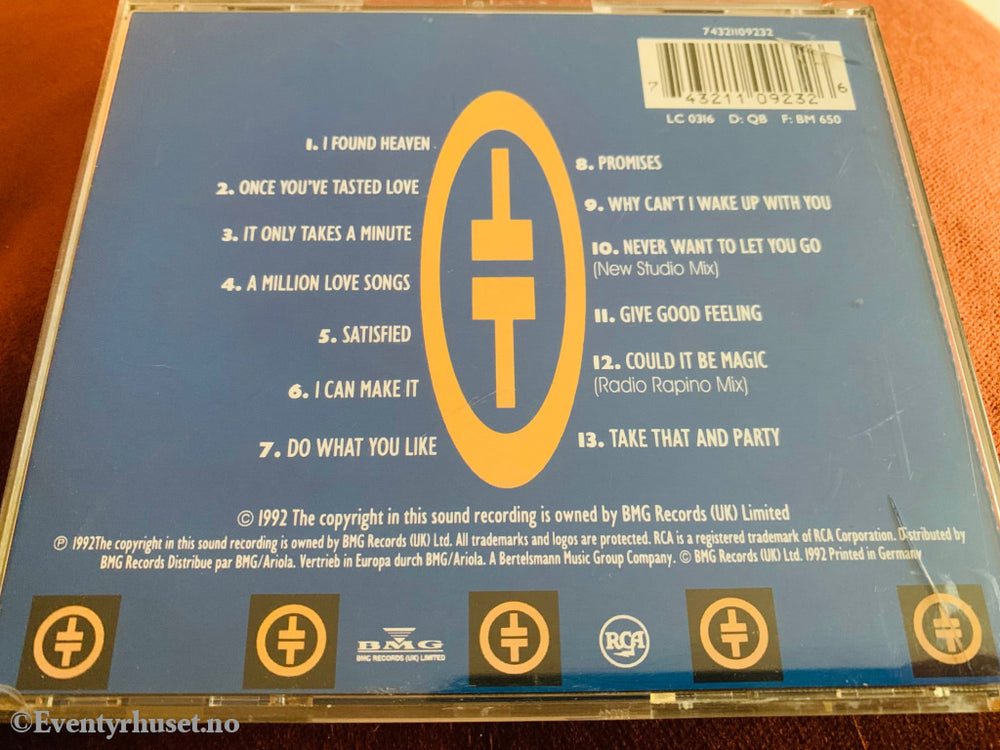 Take That & Party. 1992. Cd. Cd