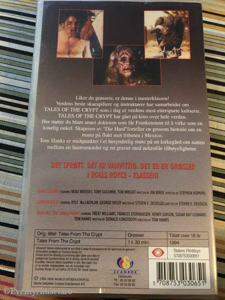 Tales From The Crypt. 1994. Vhs. Vhs