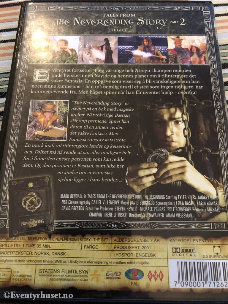 Tales From The Neverending Story. Del 2 - The Gift. 2001. Dvd. Dvd