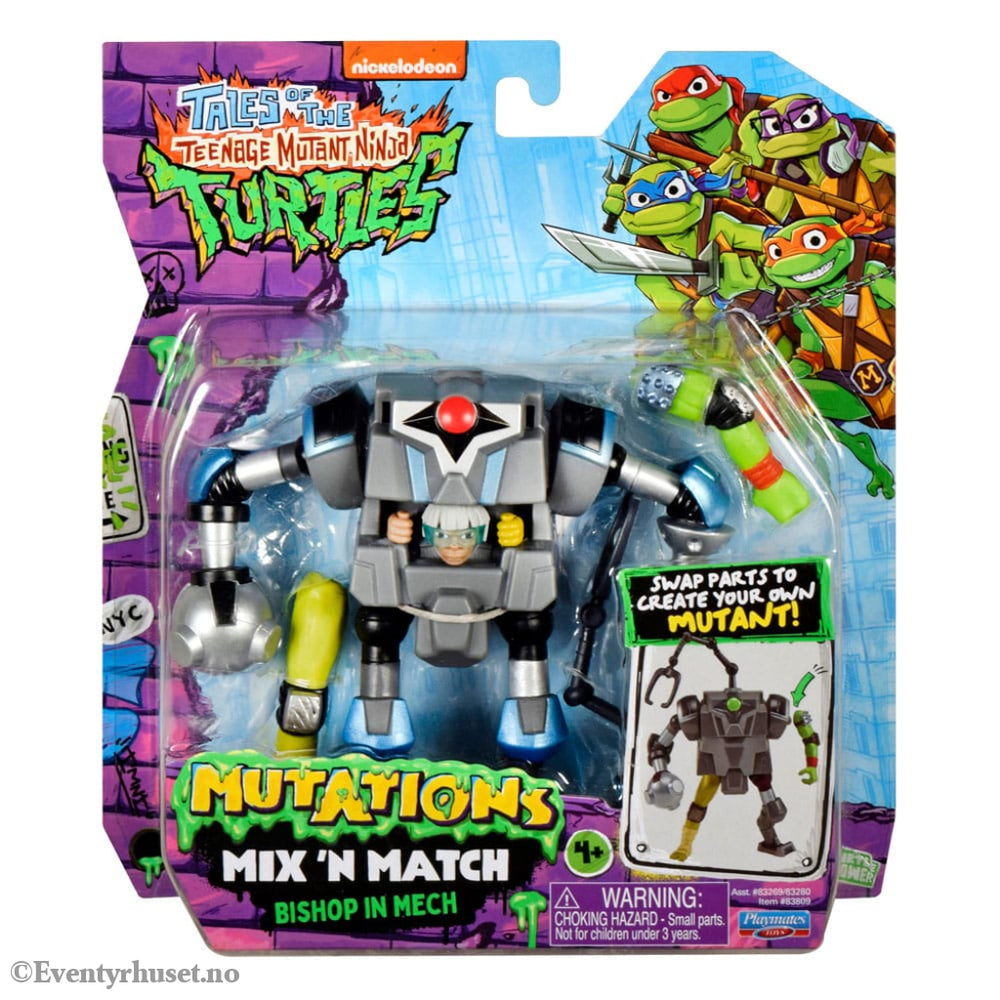 Tales of the Teenage Mutant Ninja Turtles Mix ’n Match Action Figure Mech Suit 12 cm Toys