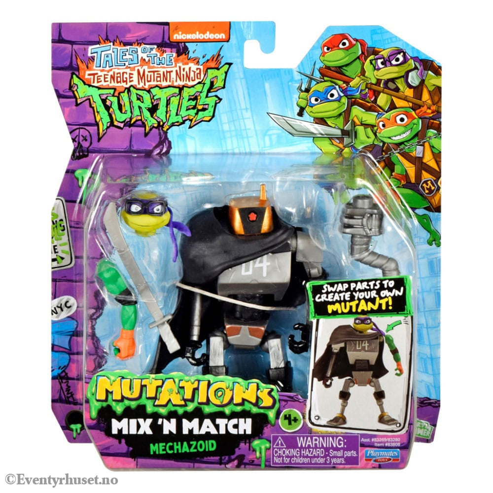 Tales of the Teenage Mutant Ninja Turtles Mix ’n Match Action Figure Mechazoid 12 cm Toys