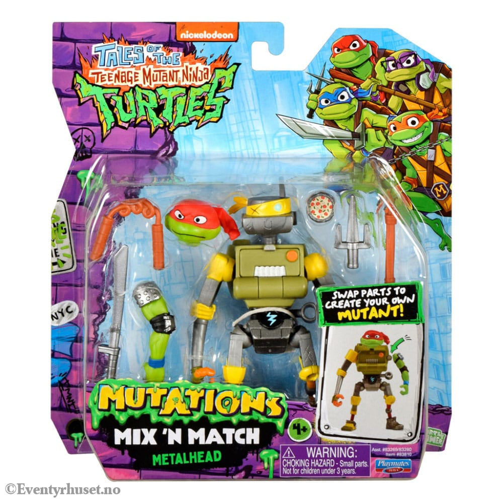 Tales of the Teenage Mutant Ninja Turtles Mix ’n Match Action Figure Metalhead 12 cm Toys