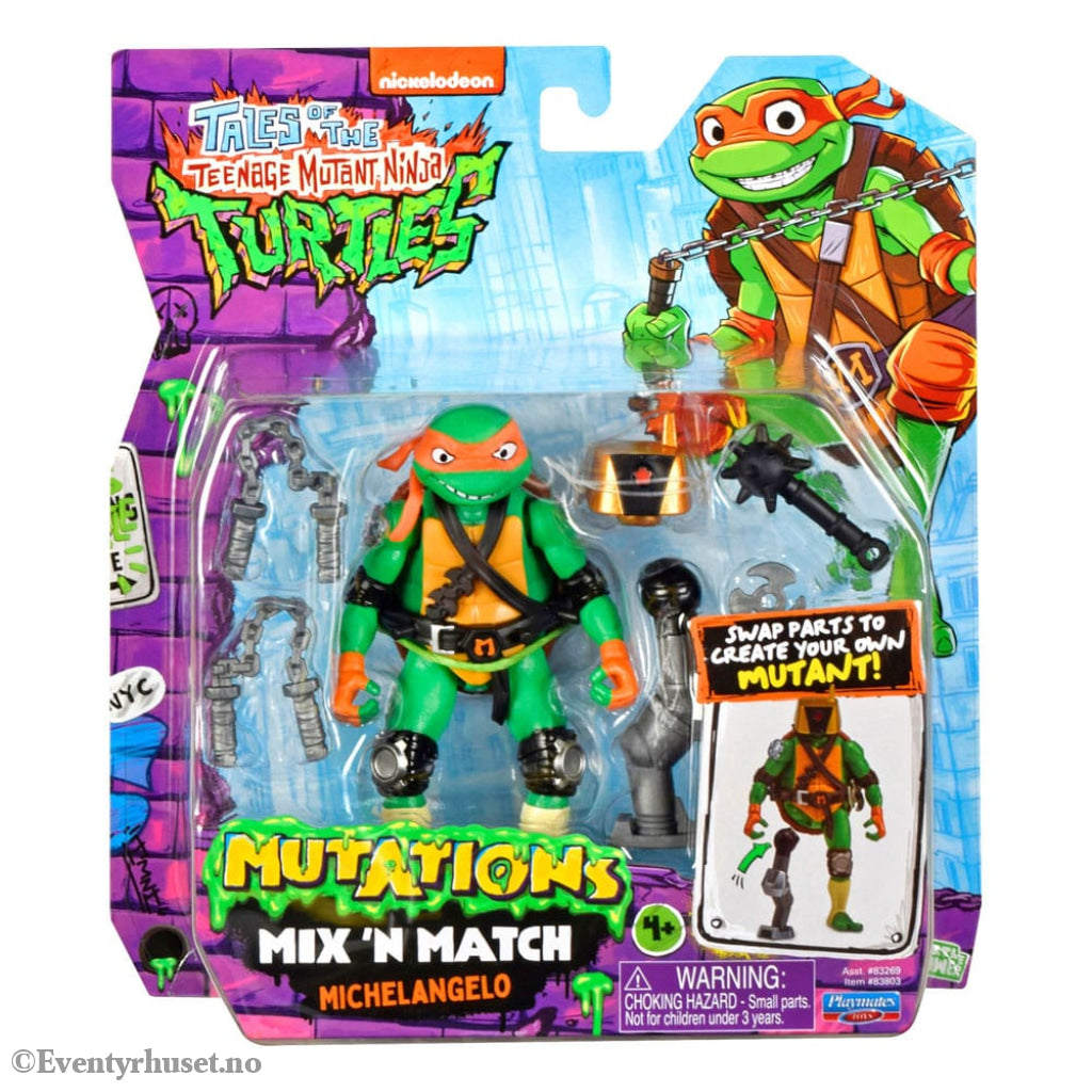 Tales of the Teenage Mutant Ninja Turtles Mix ’n Match Action Figure Michelangelo 12 cm Toys