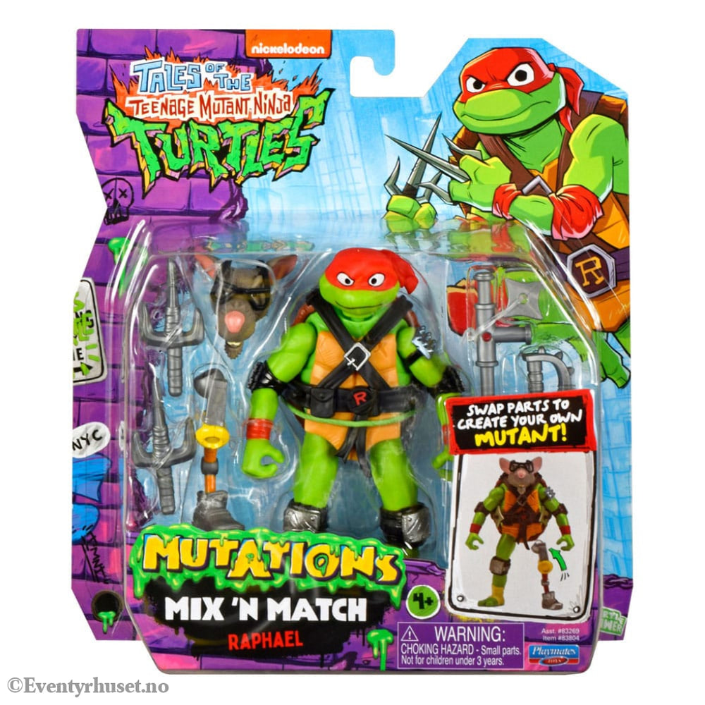 Tales of the Teenage Mutant Ninja Turtles Mix ’n Match Action Figure Raphael 12 cm Toys