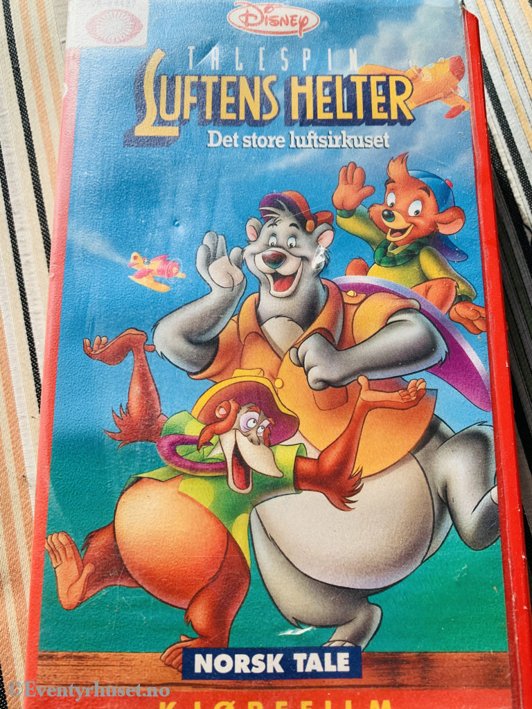 Talespin. Luftens Helter. Det Store Luftsirkuset. 1991. Vhs. Vhs