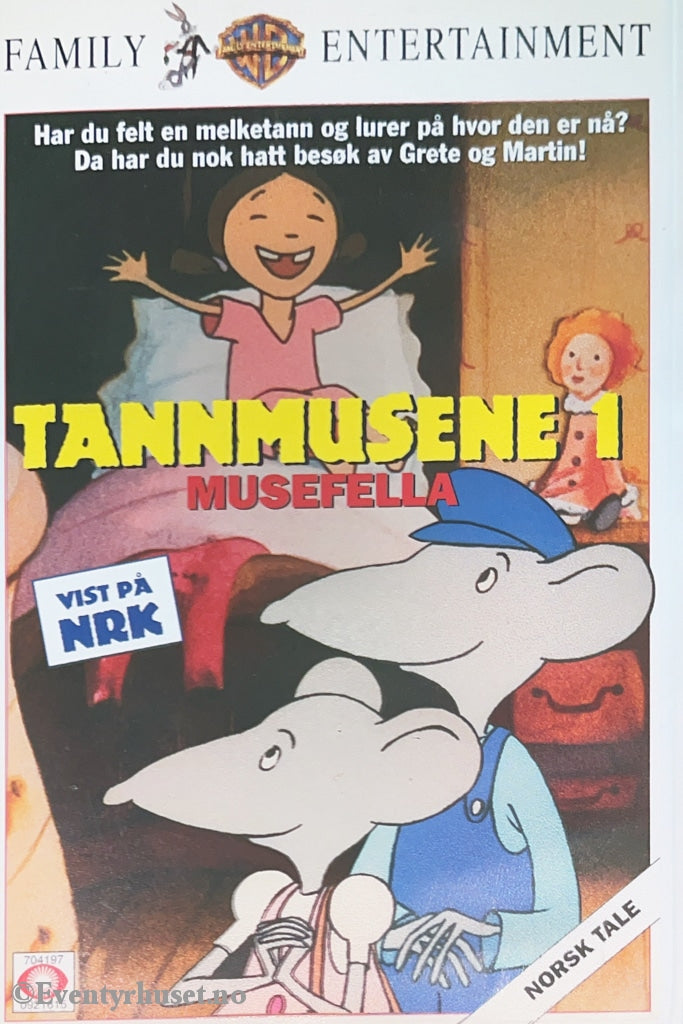 Tannmusene 1. 1992. Vhs. Vhs