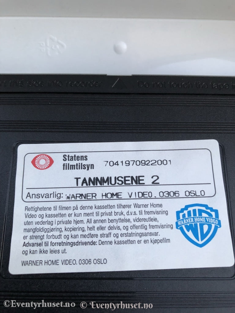 Tannmusene 2 - Lykkepengen. 1992. Vhs. Vhs