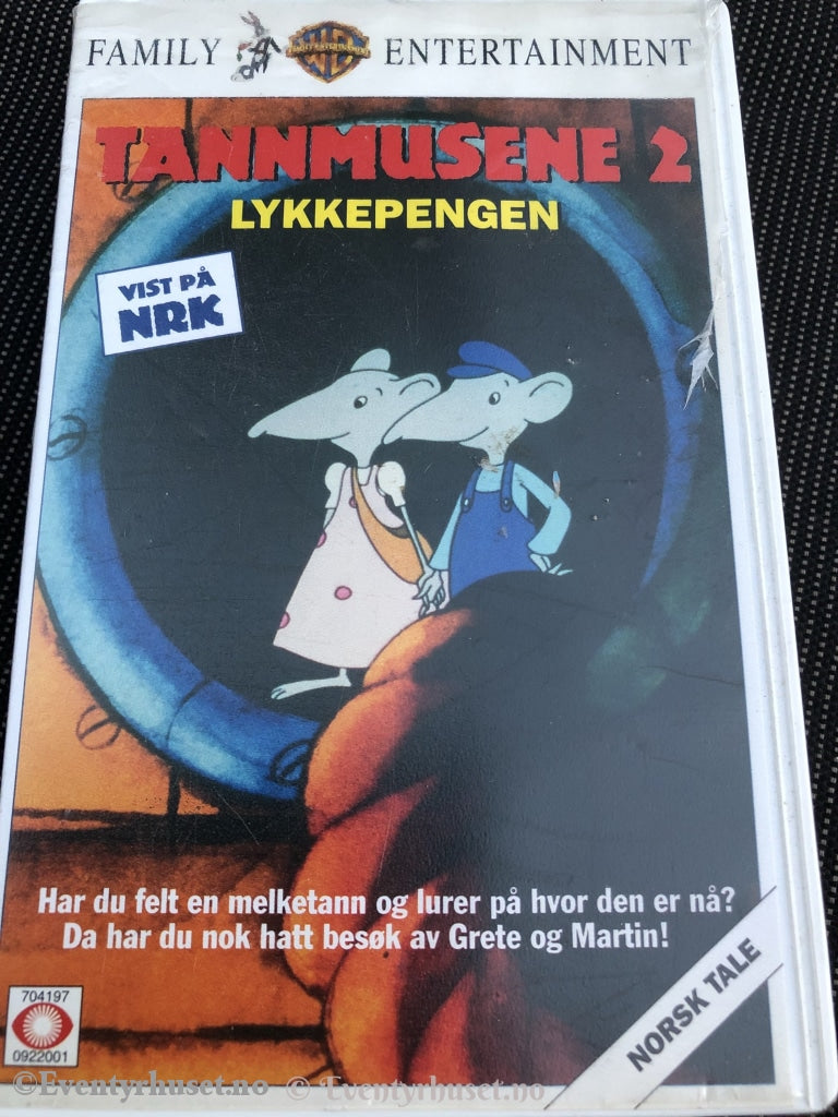 Tannmusene 2 - Lykkepengen. 1992. Vhs. Vhs