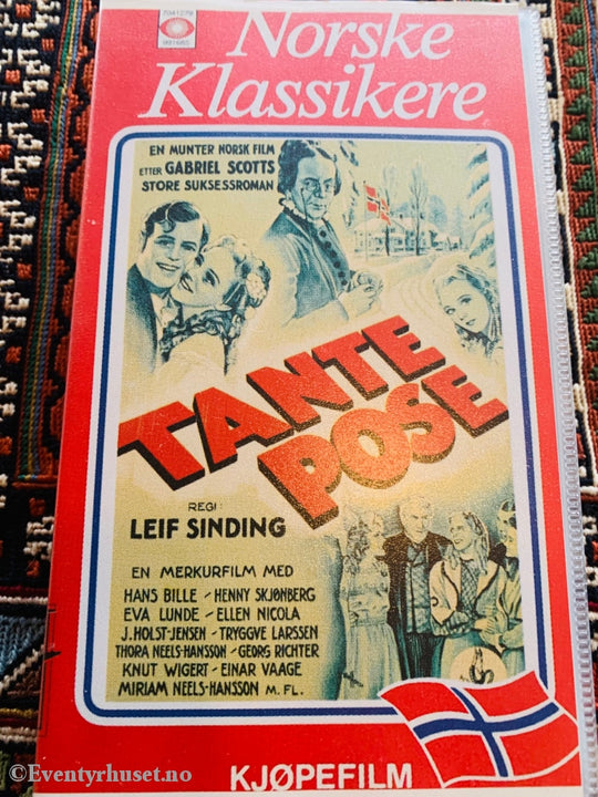 Tante Pose (Norske Klassikere). 1940. Vhs. Vhs
