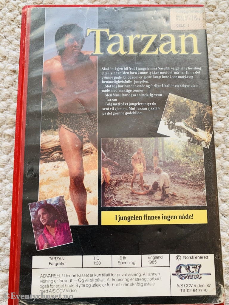 Tarzan. 1985. Vhs Big Box.
