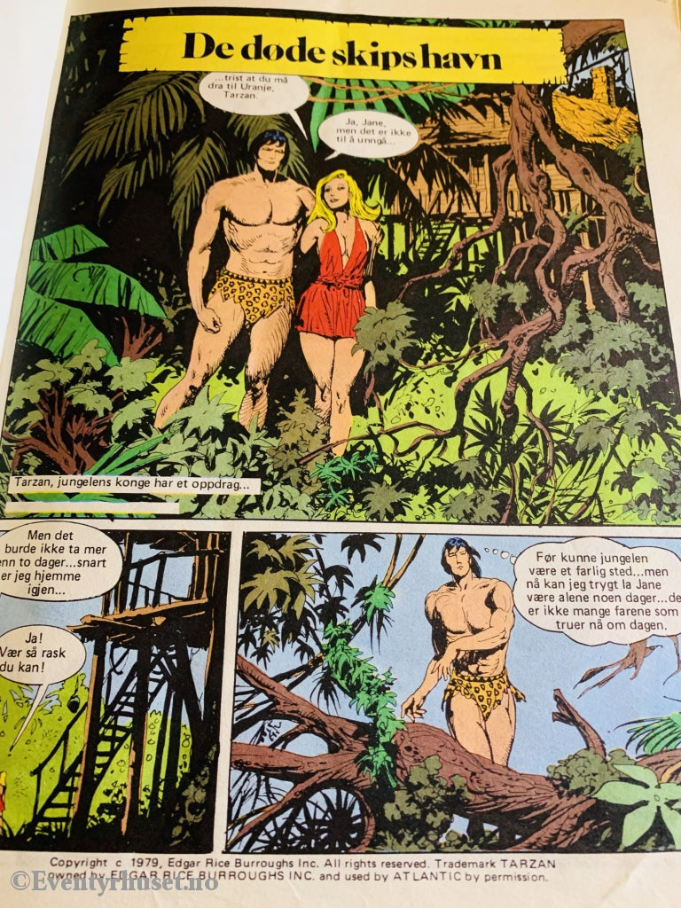 Tarzan. Gavealbum - De Døde Skips Havn. 1979. Tegneseriealbum