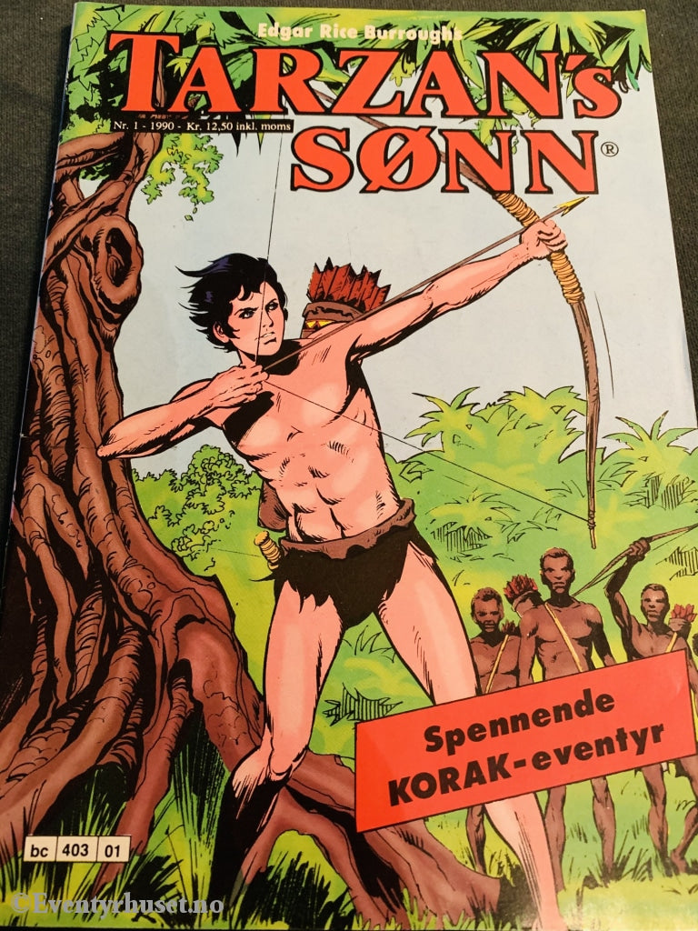 Tarzans Sønn. 1990/01. Tegneserieblad