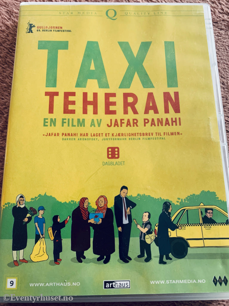 Taxi Teheran (2015). DVD.