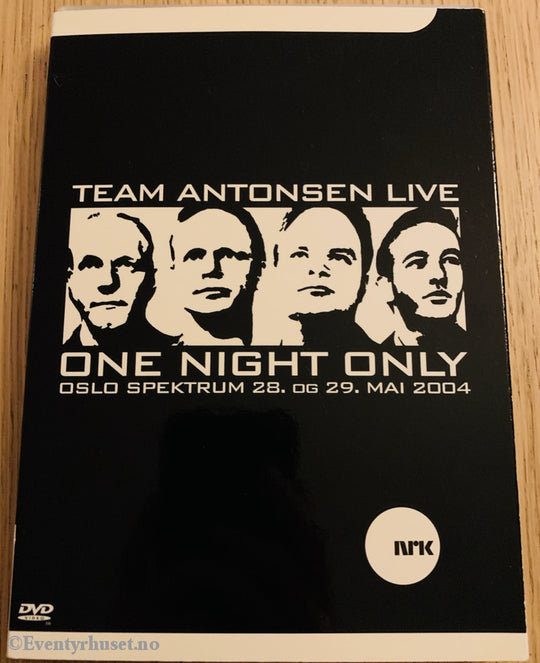 Team Antonsen Live (Nrk). 2004. Dvd Slipcase.