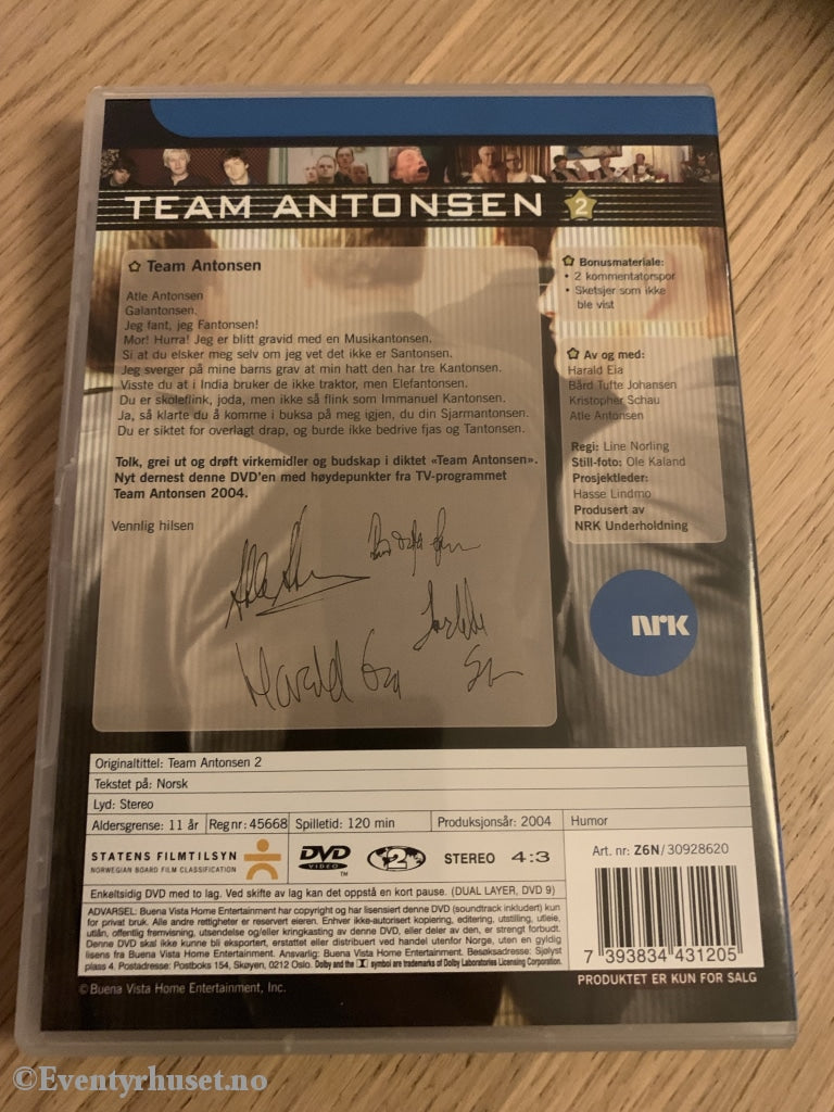 Team Antonsen. Vol. 2. 2004. Dvd. Dvd