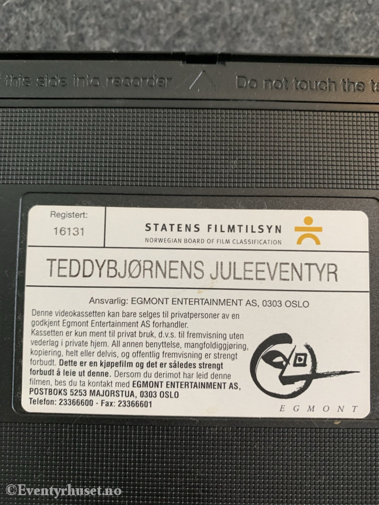 Teddybjørnens Eventyr. 1993. Vhs. Vhs