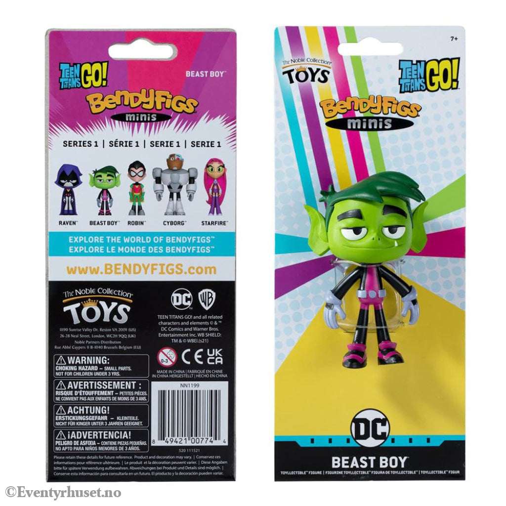 Teen Titans Go! Bendyfigs Bendable Figure Beast Boy 9 cm Toys