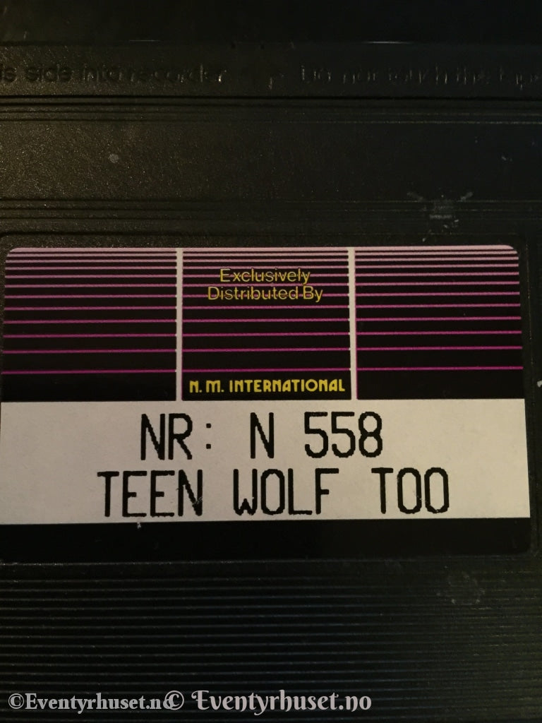 Teen Wolf Too. Vhs Big Box.