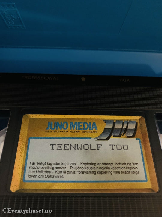 Teen Wolf Too. Vhs Big Box (Juno-Versjonen).