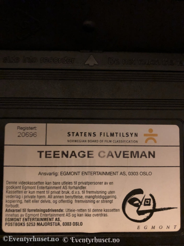 Teenage Caveman. 2001. Vhs. Vhs