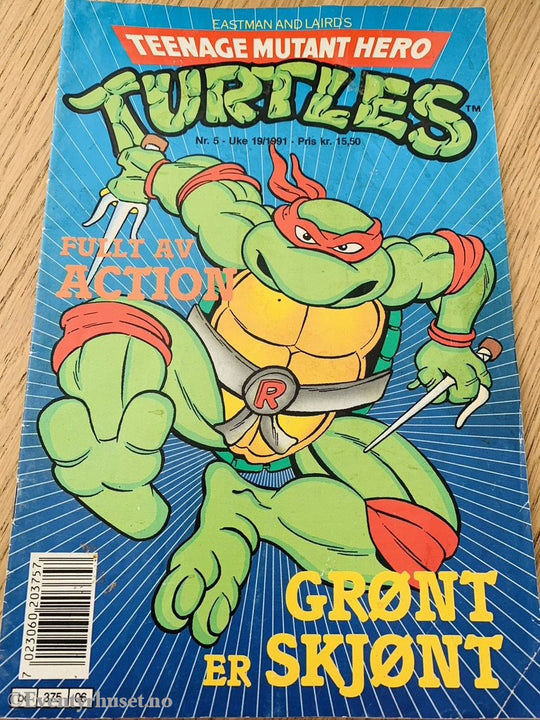 Teenage Mutant Hero Turtles. 1991/05. Tegneserieblad