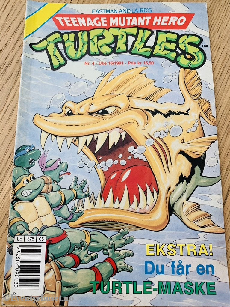 Teenage Mutant Hero Turtles. 1991/04. Tegneserieblad