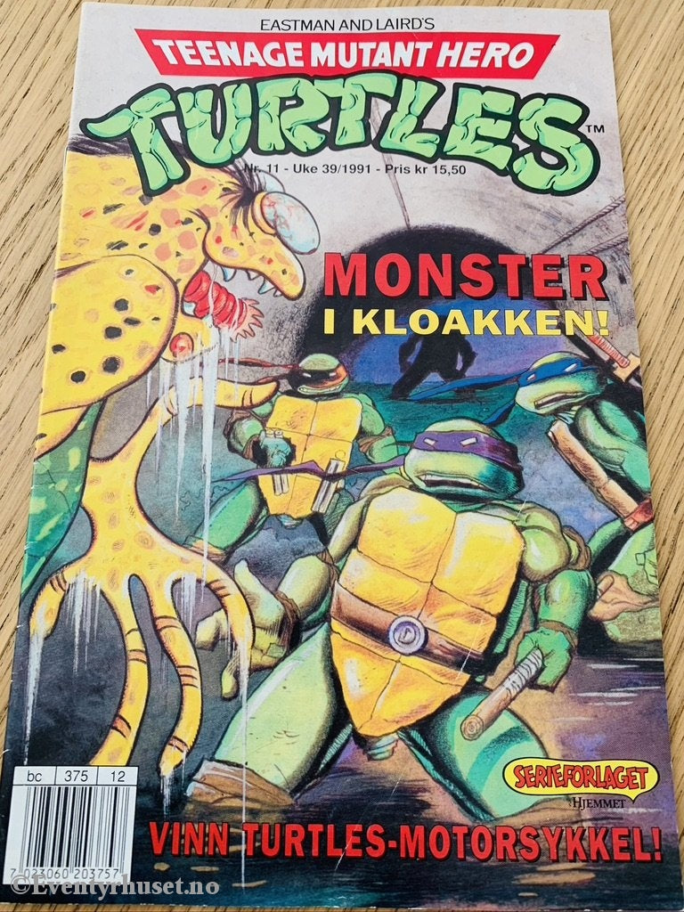 Teenage Mutant Hero Turtles. 1991/11. Tegneserieblad