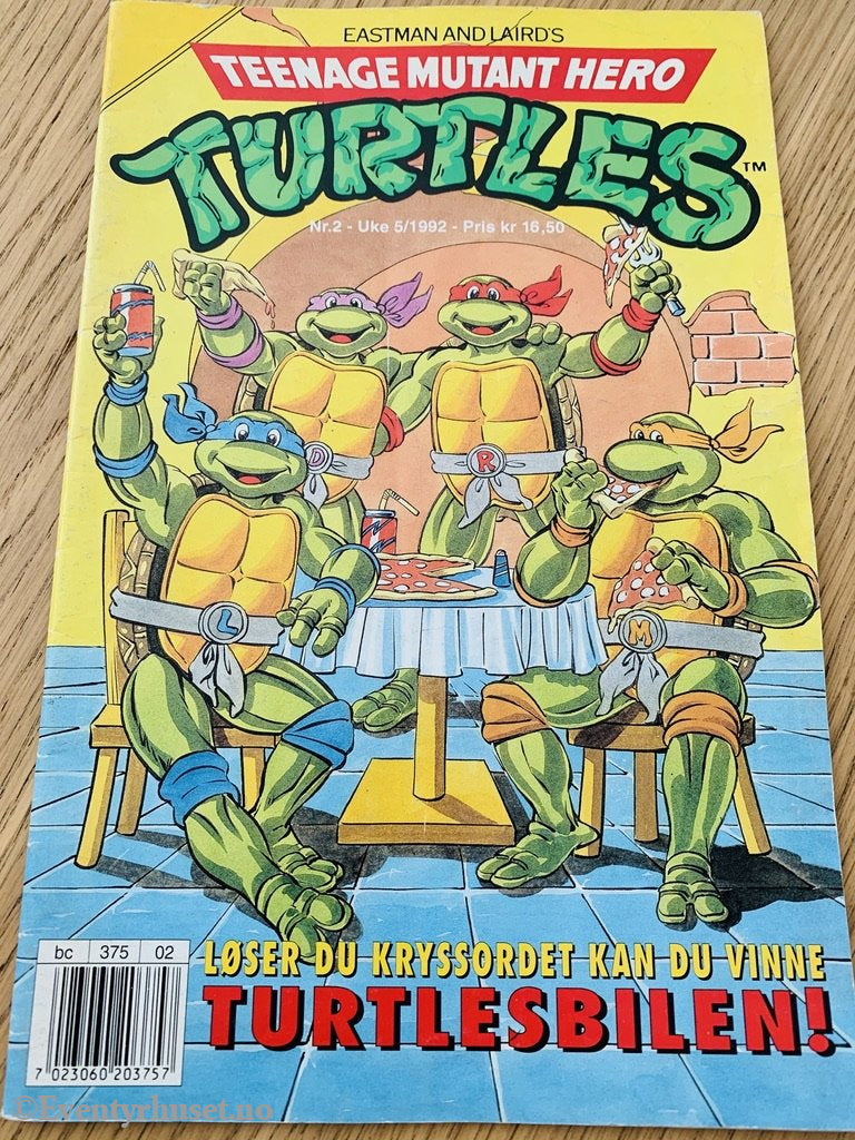 Teenage Mutant Hero Turtles. 1992/02. Tegneserieblad